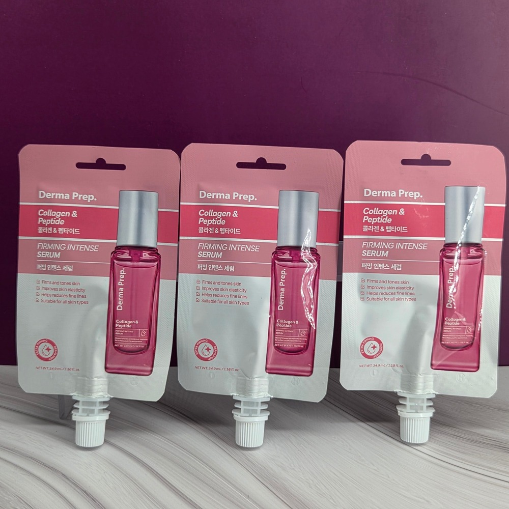 Derma Prep Collagen Peptide Firming Serum U 1 18oz 3 Pack K Beauty Anti Aging